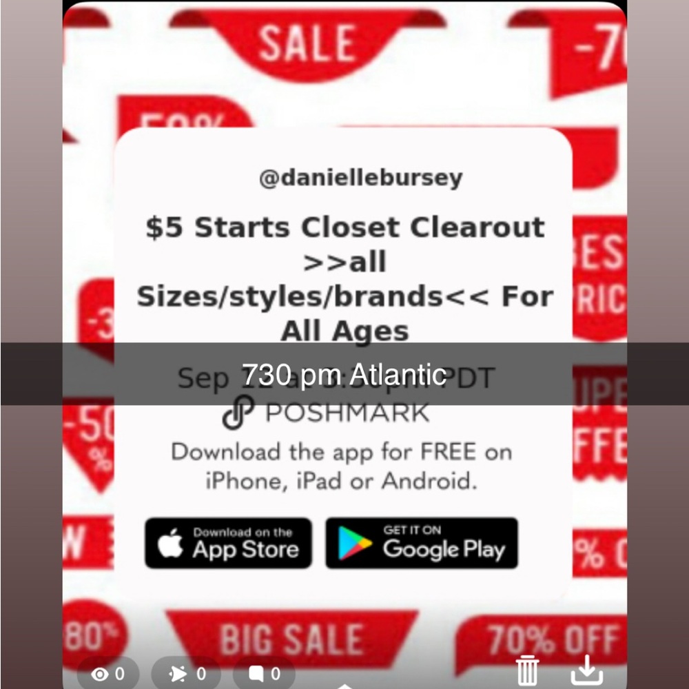 Closet Clearout Sale - All Sizes and Styles